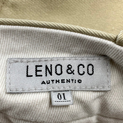 【中古品】【メンズ】 LENO リノ CHINO TROUSERS L1702-PT001 チノ トラウザーズ パンツ ボトムス 151-250527-as-32-izu サイズ：01 カラー：ベージュ 万代Net店