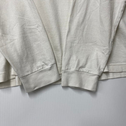 【中古品】【メンズ】 BARNS OUTFITTERS バーンズアウトフィッターズ SUNNYDAYS PIZZA LS TEE サニーデイズピザ ロングスリーブT トップス 長袖 145-250704-ma-04-izu サイズ：XL カラー：ホワイト 万代Net店