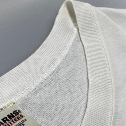 【中古品】【メンズ】 BARNS OUTFITTERS バーンズアウトフィッターズ SUNNYDAYS PIZZA LS TEE サニーデイズピザ ロングスリーブT トップス 長袖 145-250704-ma-04-izu サイズ：XL カラー：ホワイト 万代Net店