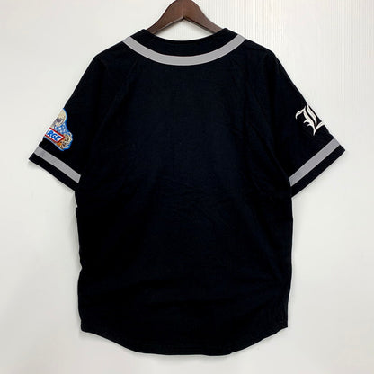 【中古品】【メンズ】 XLARGE エクストララージ 101242014009 EMBROIDERED BASEBALL SHIRT エンブロイダード ベースボールシャツ トップス 半袖 142-250519-ma-08-izu サイズ：M カラー：BLACK 万代Net店