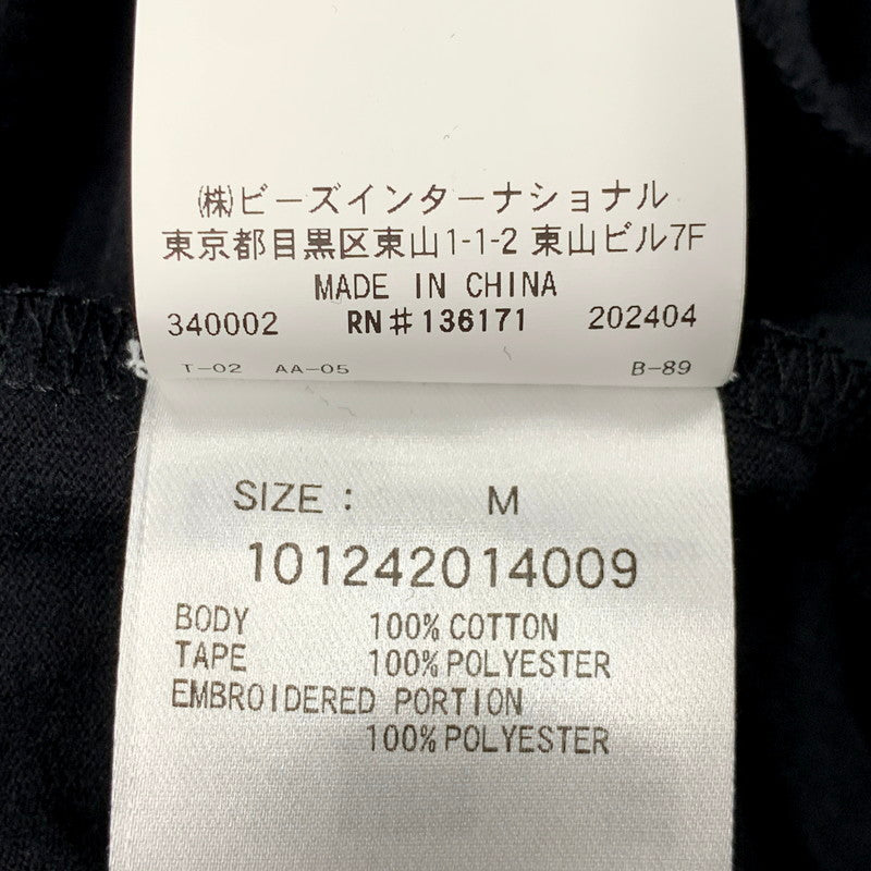 【中古品】【メンズ】 XLARGE エクストララージ 101242014009 EMBROIDERED BASEBALL SHIRT エンブロイダード ベースボールシャツ トップス 半袖 142-250519-ma-08-izu サイズ：M カラー：BLACK 万代Net店