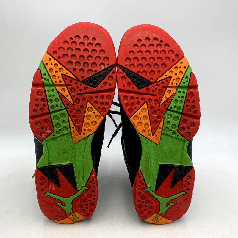 【中古品】【メンズ】 NIKE ナイキ 304775-029 AIR JORDAN エアジョーダン 7 RETRO レトロ スニーカー 靴 160-250610-ya-08-izu サイズ：27cm カラー：MARVIN THE MARTIAN BLACK/UNIVERSITY RED-GREEN PULSE-COOL GREY 万代Net店