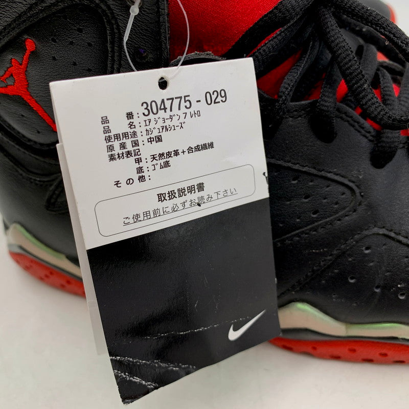 【中古品】【メンズ】 NIKE ナイキ 304775-029 AIR JORDAN エアジョーダン 7 RETRO レトロ スニーカー 靴 160-250610-ya-08-izu サイズ：27cm カラー：MARVIN THE MARTIAN BLACK/UNIVERSITY RED-GREEN PULSE-COOL GREY 万代Net店