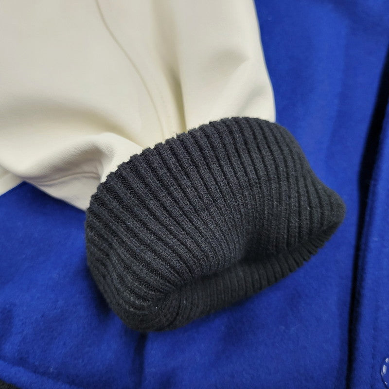 【中古品】【メンズ】 WAVE VARSITY JACKET ウェーブ バーシティ ジャケット アウター 149-250708-as-11-izu サイズ：M カラー：ブルー×ホワイト 万代Net店