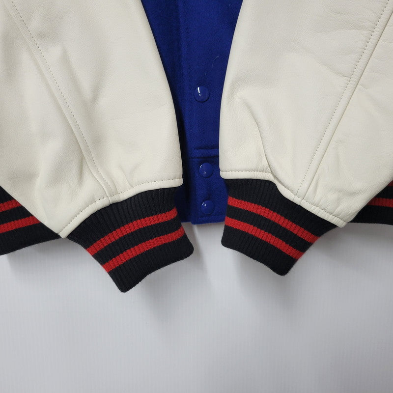 【中古品】【メンズ】 WAVE VARSITY JACKET ウェーブ バーシティ ジャケット アウター 149-250708-as-11-izu サイズ：M カラー：ブルー×ホワイト 万代Net店