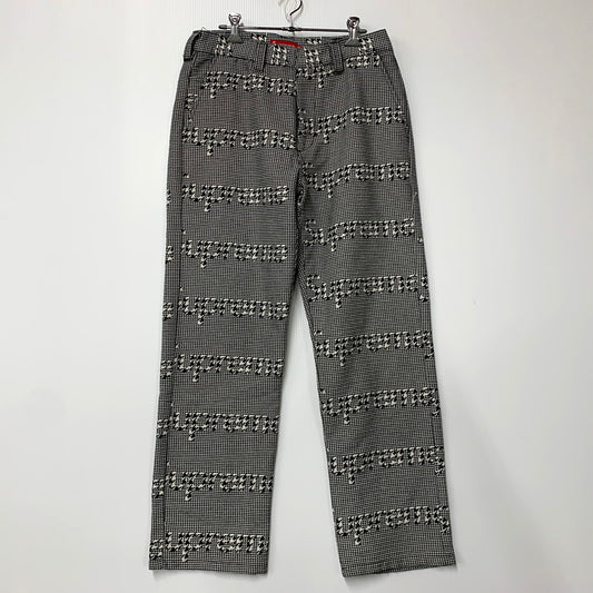 【中古美品】【メンズ】 Supreme シュプリーム WORK PANT ワークパンツ ボトムス 149-250710-as-34-izu サイズ：30 カラー：ブラック×ホワイト 万代Net店
