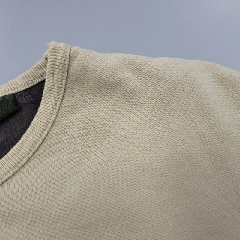 【現状渡し品】【メンズ】 ONE POINT LS TEE ワンポイント ロングスリーブ Tシャツ トルコ製 長袖 トップス 146-250524-as-18-izu サイズ：M カラー：ベージュ 万代Net店
