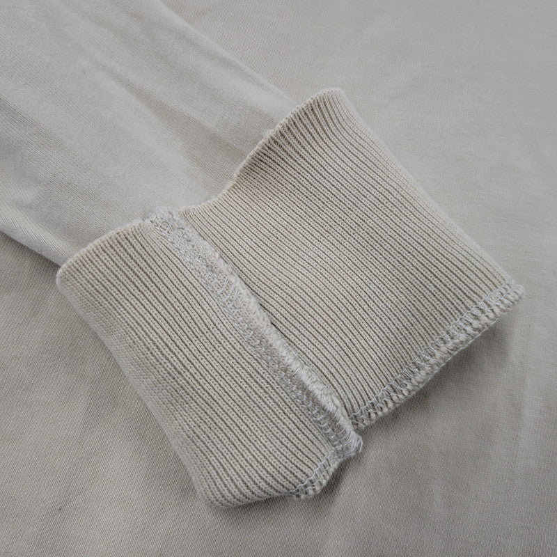 【現状渡し品】【メンズ】 ONE POINT LS TEE ワンポイント ロングスリーブ Tシャツ トルコ製 長袖 トップス 146-250524-as-18-izu サイズ：M カラー：ベージュ 万代Net店