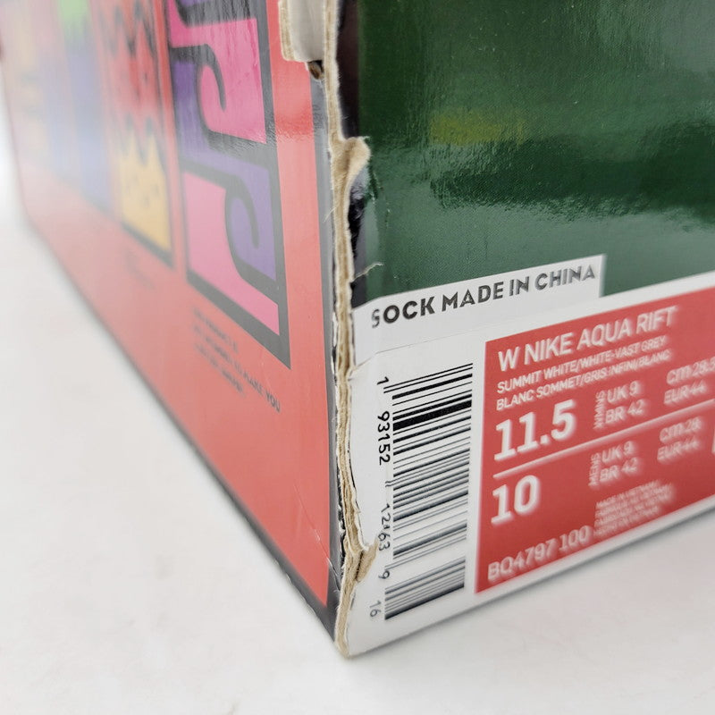 【中古品】【メンズ】 NIKE ナイキ BQ4797-100 WOMEN'S AQUA RIFT ウィメンズ アクアリフト 靴 スニーカー シューズ 160-250602-ma-04-izu サイズ：28.5cm カラー：SUMMIT WHITE 万代Net店