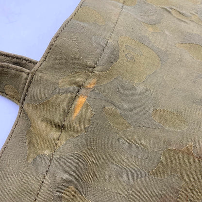 【中古品】【メンズ/レディース】 A BATHING APE アベイシングエイプ COTTON TOTE BAG CAMO コットントートバッグ カモ 鞄 カバン 188-250616-ma-15-izu カラー：グリーン系 万代Net店