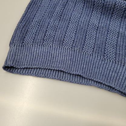 【中古品】【メンズ】 WEEKENDS 香港製 KNIT SWEATER ニット トップス 146-250722-rk-07-izu サイズ：L カラー：ブルー系 万代Net店
