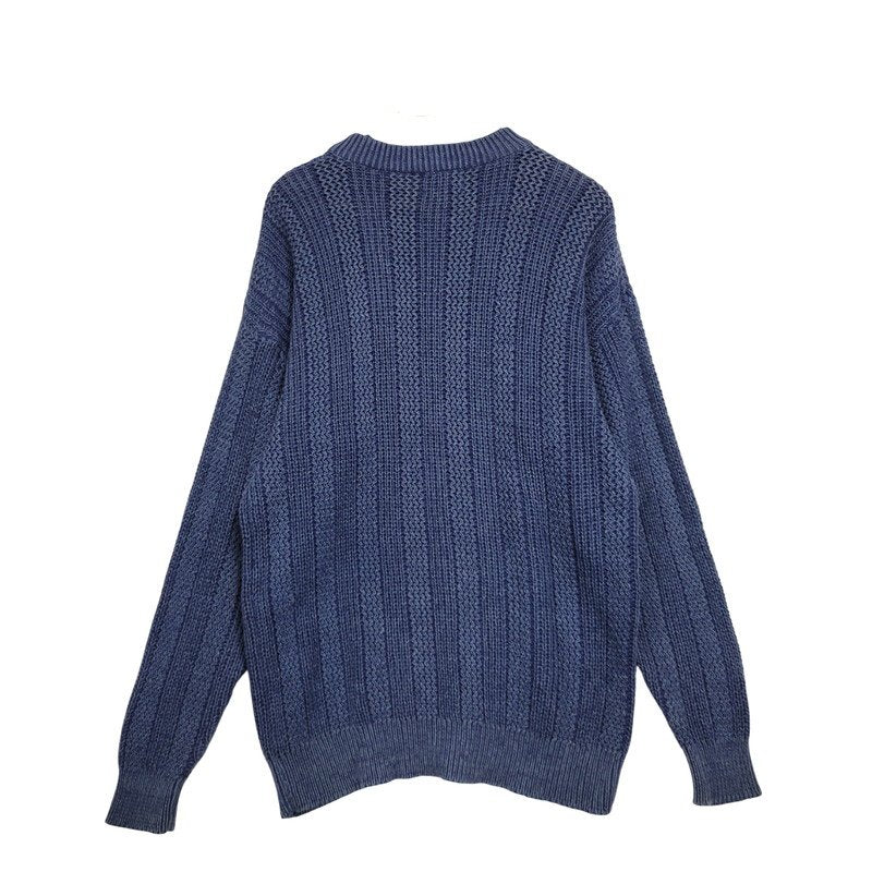 【中古品】【メンズ】 WEEKENDS 香港製 KNIT SWEATER ニット トップス 146-250722-rk-07-izu サイズ：L カラー：ブルー系 万代Net店