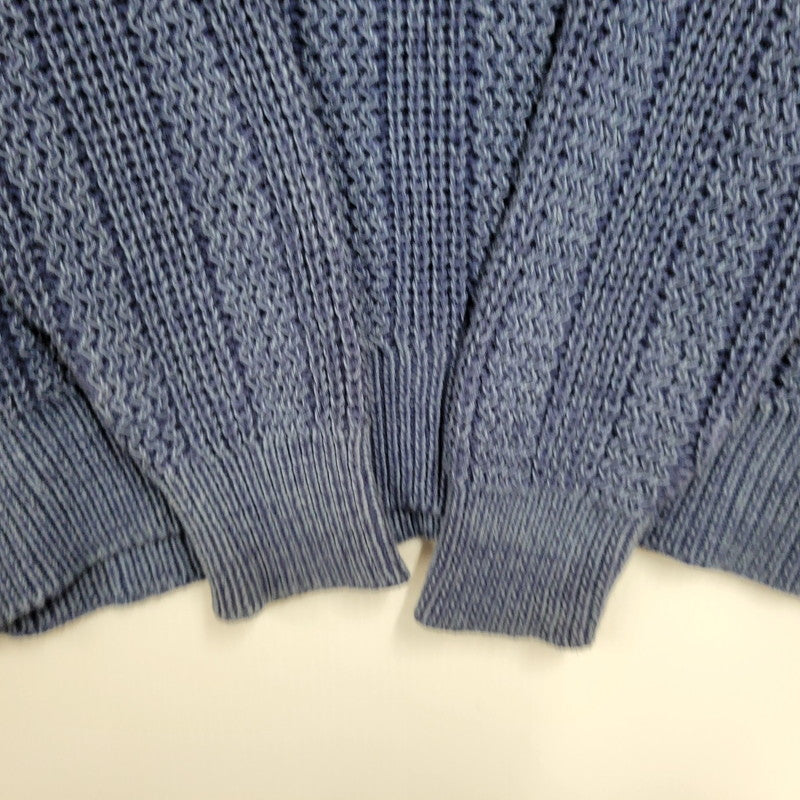 【中古品】【メンズ】 WEEKENDS 香港製 KNIT SWEATER ニット トップス 146-250722-rk-07-izu サイズ：L カラー：ブルー系 万代Net店