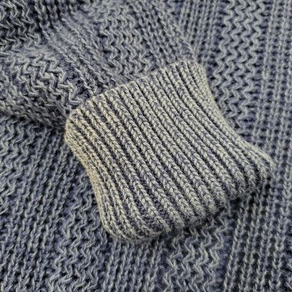【中古品】【メンズ】 WEEKENDS 香港製 KNIT SWEATER ニット トップス 146-250722-rk-07-izu サイズ：L カラー：ブルー系 万代Net店