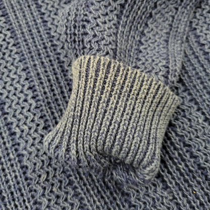 【中古品】【メンズ】 WEEKENDS 香港製 KNIT SWEATER ニット トップス 146-250722-rk-07-izu サイズ：L カラー：ブルー系 万代Net店
