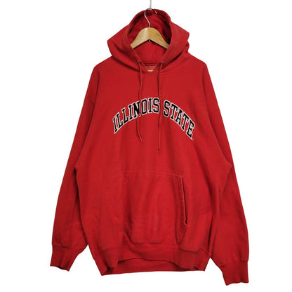 【中古品】【メンズ】 STEVE&BARRY'S スティーブアンドバリーズ ILLINOIS STATE ARCH LOGO HOODIE アーチ ロゴ フーディ パキスタン製 パーカー 長袖 トップス 146-250728-as-19-izu サイズ：XXL カラー：レッド 万代Net店