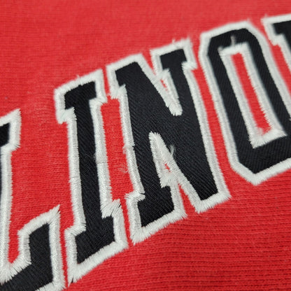 【中古品】【メンズ】 STEVE&BARRY'S スティーブアンドバリーズ ILLINOIS STATE ARCH LOGO HOODIE アーチ ロゴ フーディ パキスタン製 パーカー 長袖 トップス 146-250728-as-19-izu サイズ：XXL カラー：レッド 万代Net店