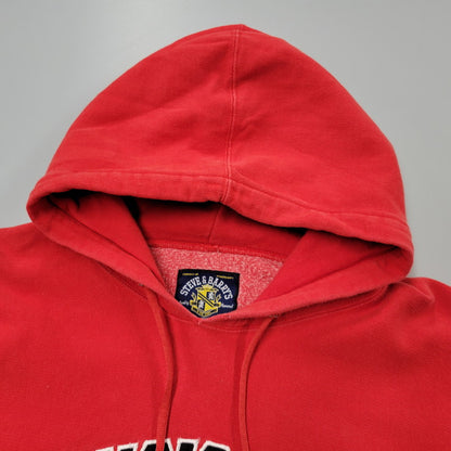【中古品】【メンズ】 STEVE&BARRY'S スティーブアンドバリーズ ILLINOIS STATE ARCH LOGO HOODIE アーチ ロゴ フーディ パキスタン製 パーカー 長袖 トップス 146-250728-as-19-izu サイズ：XXL カラー：レッド 万代Net店