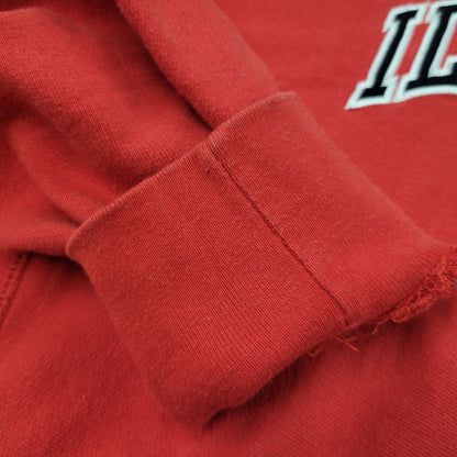 【中古品】【メンズ】 STEVE&BARRY'S スティーブアンドバリーズ ILLINOIS STATE ARCH LOGO HOODIE アーチ ロゴ フーディ パキスタン製 パーカー 長袖 トップス 146-250728-as-19-izu サイズ：XXL カラー：レッド 万代Net店