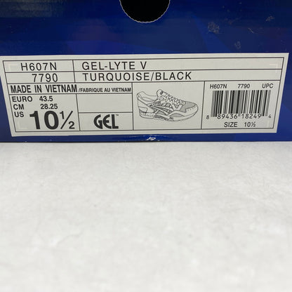 【中古品】【メンズ】 H607N GEL-LYTE ゲルライト 5 スニーカー 靴 162-251231-mh-02-izu サイズ：28.25cm(US10.5) カラー：ターコイズ/ブラック 万代Net店