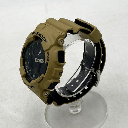 【中古品】【メンズ/レディース】 G-SHOCK ジーショック ANALOG-DIGITAL WATCH GA-100L アナログ デジタル 腕時計 196-250511-as-29-izu カラー：ベージュ系×ブラック 万代Net店