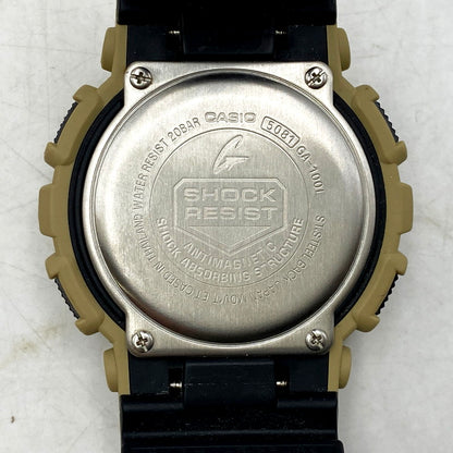 【中古品】【メンズ/レディース】 G-SHOCK ジーショック ANALOG-DIGITAL WATCH GA-100L アナログ デジタル 腕時計 196-250511-as-29-izu カラー：ベージュ系×ブラック 万代Net店