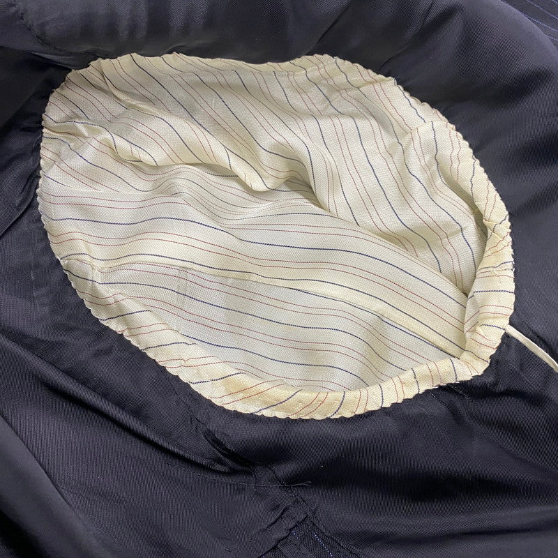 【中古品】【メンズ】 WOOL STRIPE TAILORED JACKET ウール ストライプ テーラード ジャケット 日本製 141-250614-as-11-izu サイズ：L カラー：ブラック 万代Net店
