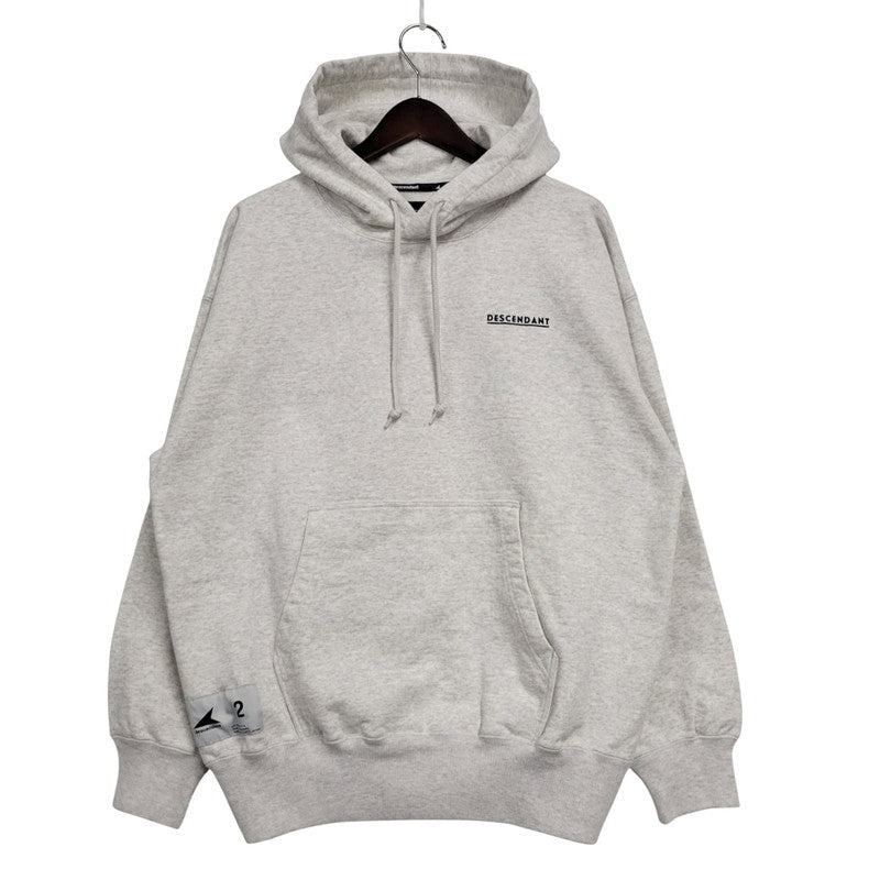 【中古美品】【メンズ】 DESCENDANT ディセンダント OTL HOODY 251ATDS-CSM01 フーディー パーカー 長袖 トップス 142-250504-as-03-izu サイズ：2 カラー：グレー 万代Net店