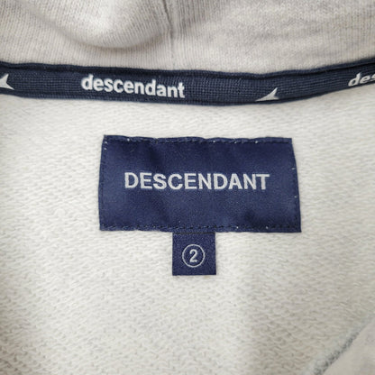 【中古美品】【メンズ】 DESCENDANT ディセンダント OTL HOODY 251ATDS-CSM01 フーディー パーカー 長袖 トップス 142-250504-as-03-izu サイズ：2 カラー：グレー 万代Net店