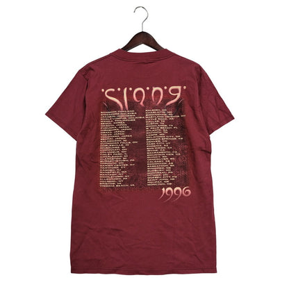 【中古品】【メンズ】 GIANT by TULTEX ジャイアントバイタルテックス DEF LEPPARD c1996 SLANG TOUR 1996 TEE Tシャツ 半袖 トップス 146-250503-as-06-izu サイズ：M カラー：レッド系 万代Net店