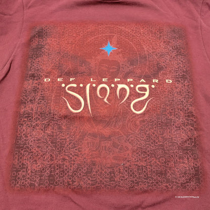 【中古品】【メンズ】 GIANT by TULTEX ジャイアントバイタルテックス DEF LEPPARD c1996 SLANG TOUR 1996 TEE Tシャツ 半袖 トップス 146-250503-as-06-izu サイズ：M カラー：レッド系 万代Net店