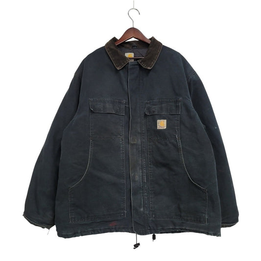 【現状渡し品】【メンズ】 Carhartt カーハート TRADITIONAL JACKET C03 BLK トラディショナルジャケット メキシコ製 アウター 146-250504-as-01-izu サイズ：50 カラー：ブラック系 万代Net店