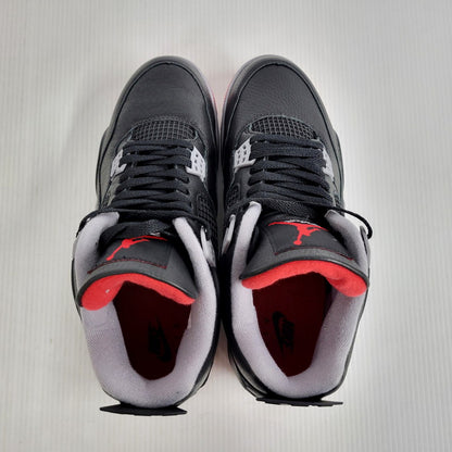 【中古品】【メンズ】 NIKE ナイキ AIR JORDAN 4 RETRO FV5029-006 エア ジョーダン 4 レトロ スニーカー シューズ 靴 160-250506-as-05-izu サイズ：29cm カラー：BLACK/FIRE RED-CEMENT GREY 万代Net店