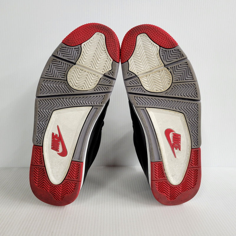 【中古品】【メンズ】 NIKE ナイキ AIR JORDAN 4 RETRO FV5029-006 エア ジョーダン 4 レトロ スニーカー シューズ 靴 160-250506-as-05-izu サイズ：29cm カラー：BLACK/FIRE RED-CEMENT GREY 万代Net店