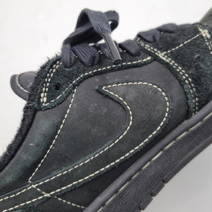 【中古品】【メンズ】 NIKE ナイキ × TRAVIS SCOTT トラヴィススコット AIR JORDAN 1 LOW OG SP DM7866-001 エアジョーダン1 ロー OG SP スニーカー シューズ 靴 160-250504-as-05-izu サイズ：26.5cm カラー：BLACK/PHANTOM BLACK 万代Net店