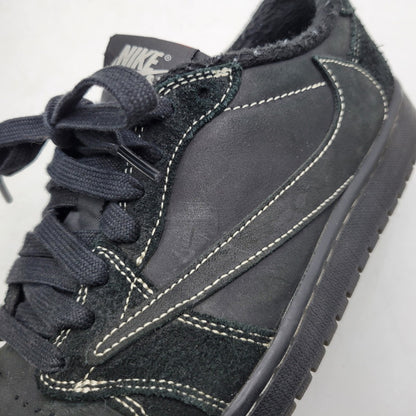 【中古品】【メンズ】 NIKE ナイキ × TRAVIS SCOTT トラヴィススコット AIR JORDAN 1 LOW OG SP DM7866-001 エアジョーダン1 ロー OG SP スニーカー シューズ 靴 160-250504-as-05-izu サイズ：26.5cm カラー：BLACK/PHANTOM BLACK 万代Net店