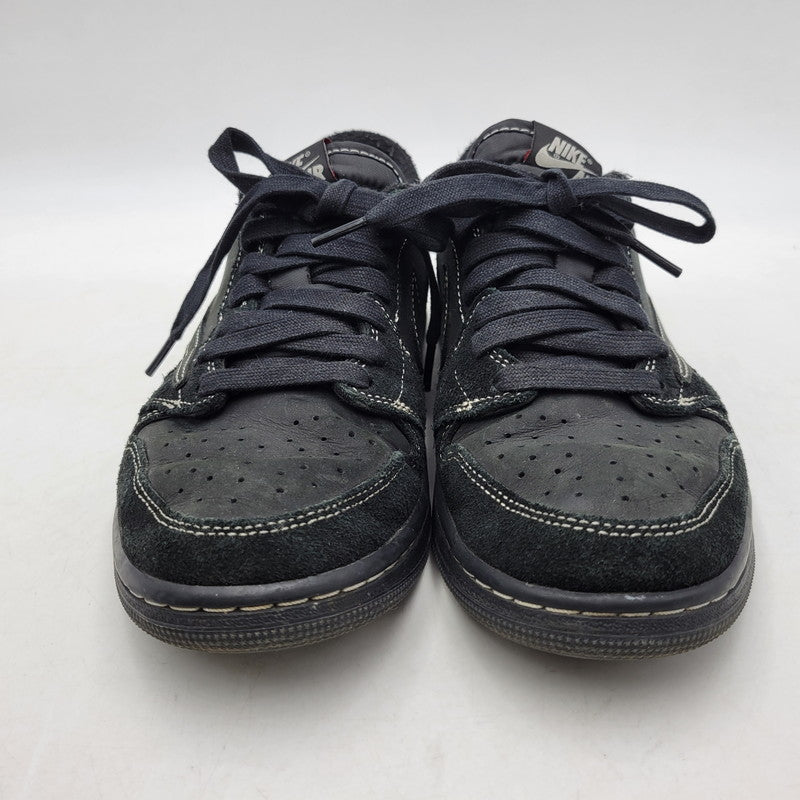【中古品】【メンズ】 NIKE ナイキ × TRAVIS SCOTT トラヴィススコット AIR JORDAN 1 LOW OG SP DM7866-001 エアジョーダン1 ロー OG SP スニーカー シューズ 靴 160-250504-as-05-izu サイズ：26.5cm カラー：BLACK/PHANTOM BLACK 万代Net店