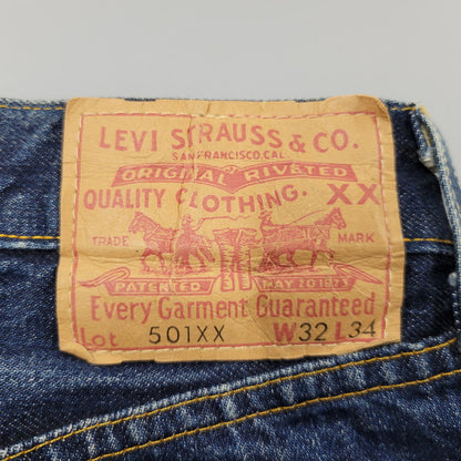 【中古品】【メンズ】 LEVI'S VINTAGE CLOTHING リーバイスビンテージクロージング 501XX DENIM PANTS 50155-0116 デニムパンツ 刻印337 USA製 ジーンズ ボトムス 157-250504-as-19-izu サイズ：32×34 カラー：インディゴ 万代Net店