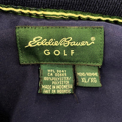 【現状渡し品】【メンズ】 EDDIE BAUER GOLF エディバウアー ゴルフ PULLOVER 1736 プルオーバー 長袖 トップス 146-250728-as-01-izu サイズ：XL カラー：ネイビー 万代Net店