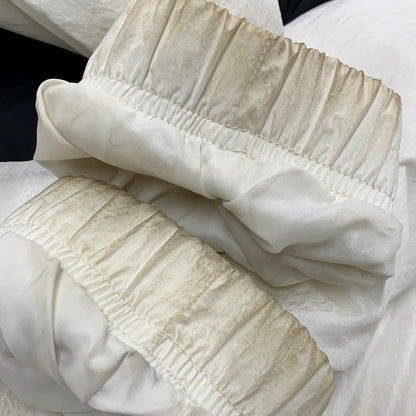 【現状渡し品】【メンズ】 NIKE ナイキ AR3133-100 HBR STMT BIG SWOOSH WOVEN JACKET ビッグスウッシュウーブンジャケット アウター 長袖 148-250525-ma-15-izu サイズ：L カラー：WHITE 万代Net店