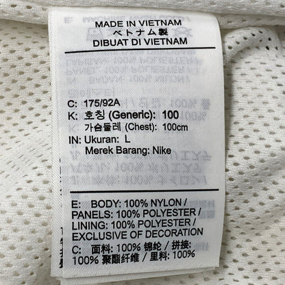 【現状渡し品】【メンズ】 NIKE ナイキ AR3133-100 HBR STMT BIG SWOOSH WOVEN JACKET ビッグスウッシュウーブンジャケット アウター 長袖 148-250525-ma-15-izu サイズ：L カラー：WHITE 万代Net店