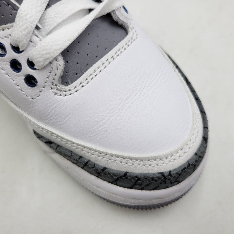【中古品】【レディース】 NIKE ナイキ AIR JORDAN 3 RETRO GS DM0967-140 エア ジョーダン 3 レトロ GS スニーカー シューズ 靴 166-250504-as-23-izu サイズ：22.5cm カラー：WHITE/MIDNIGHT NAVY-CEMENT GREY-BLACK 万代Net店