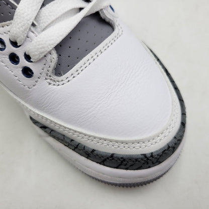 【中古品】【レディース】 NIKE ナイキ AIR JORDAN 3 RETRO GS DM0967-140 エア ジョーダン 3 レトロ GS スニーカー シューズ 靴 166-250504-as-23-izu サイズ：22.5cm カラー：WHITE/MIDNIGHT NAVY-CEMENT GREY-BLACK 万代Net店