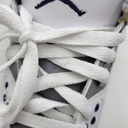 【中古品】【レディース】 NIKE ナイキ AIR JORDAN 3 RETRO GS DM0967-140 エア ジョーダン 3 レトロ GS スニーカー シューズ 靴 166-250504-as-23-izu サイズ：22.5cm カラー：WHITE/MIDNIGHT NAVY-CEMENT GREY-BLACK 万代Net店