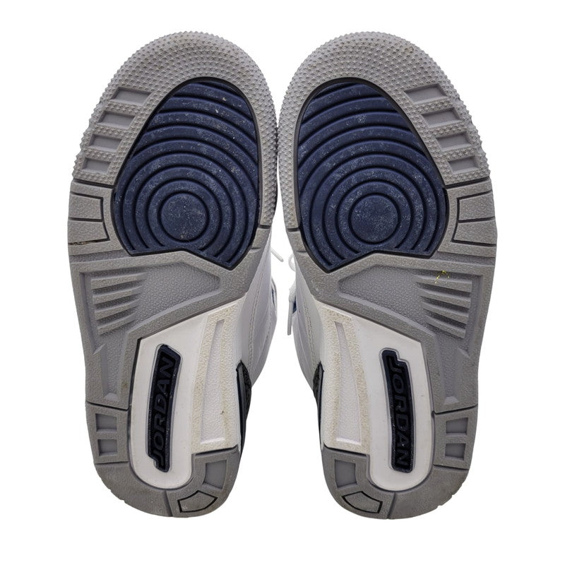 【中古品】【レディース】 NIKE ナイキ AIR JORDAN 3 RETRO GS DM0967-140 エア ジョーダン 3 レトロ GS スニーカー シューズ 靴 166-250504-as-23-izu サイズ：22.5cm カラー：WHITE/MIDNIGHT NAVY-CEMENT GREY-BLACK 万代Net店