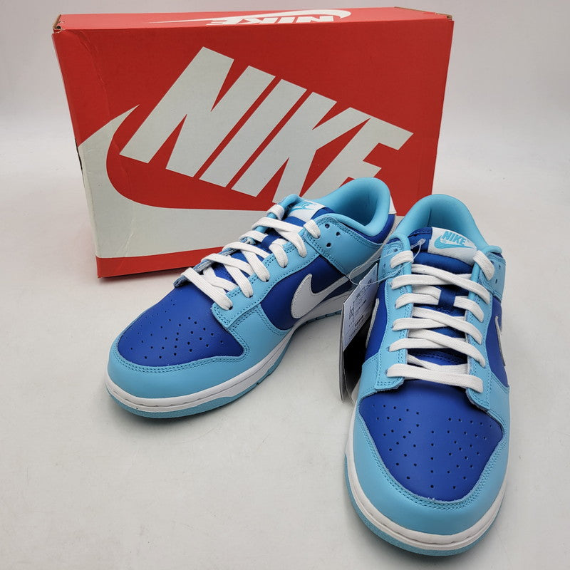 【中古品】【メンズ】 NIKE ナイキ DUNK LOW RETRO QS DM0121-400 ダンク ロー レトロ クイックスタイル スニーカー シューズ 靴 160-250505-ay-01-izu サイズ：27cm カラー：FLASH/WHITE-ARGON BLUE-FLASH 万代Net店