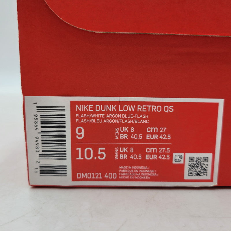 【中古品】【メンズ】 NIKE ナイキ DUNK LOW RETRO QS DM0121-400 ダンク ロー レトロ クイックスタイル スニーカー シューズ 靴 160-250505-ay-01-izu サイズ：27cm カラー：FLASH/WHITE-ARGON BLUE-FLASH 万代Net店