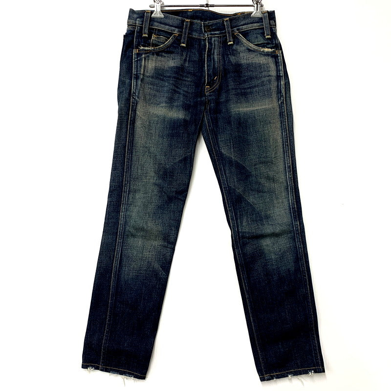 【中古品】【メンズ】 LEVI'S VINTAGE CLOTHING リーバイスビンテージクロージング BIG-E TALON ZIP DENIM PANTS 68606 デニムパンツ オレンジタブ ジーンズ ボトムス 156-250527-as-36-izu サイズ：28 カラー：インディゴ 万代Net店