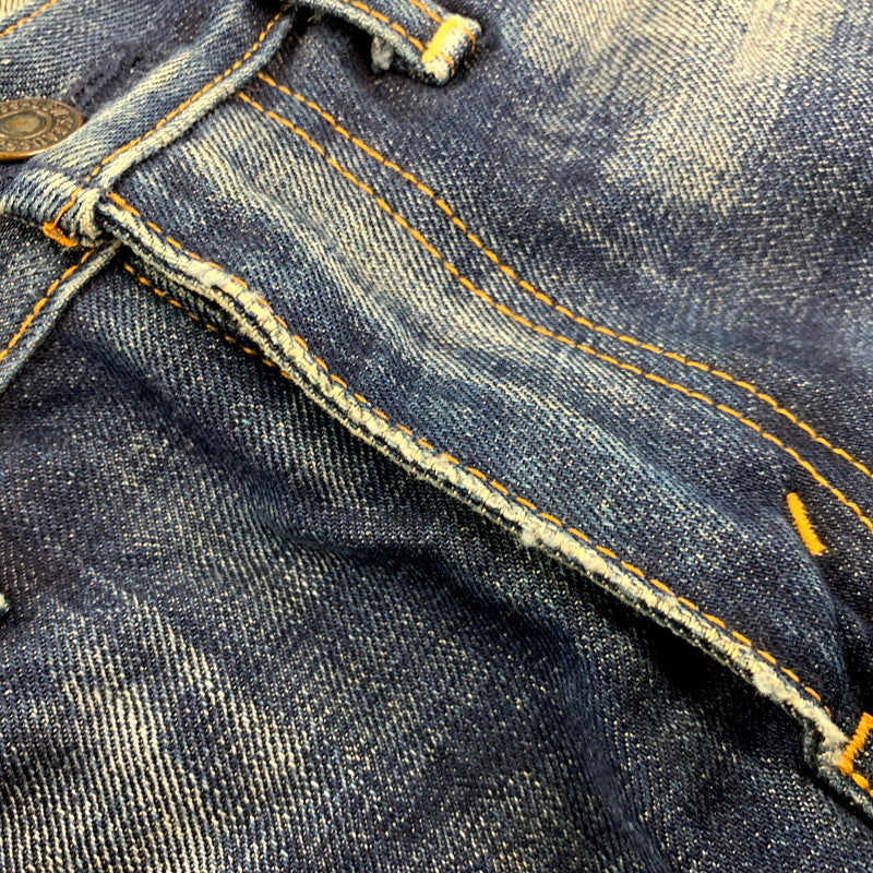 【中古品】【メンズ】 LEVI'S VINTAGE CLOTHING リーバイスビンテージクロージング BIG-E TALON ZIP DENIM PANTS 68606 デニムパンツ オレンジタブ ジーンズ ボトムス 156-250527-as-36-izu サイズ：28 カラー：インディゴ 万代Net店