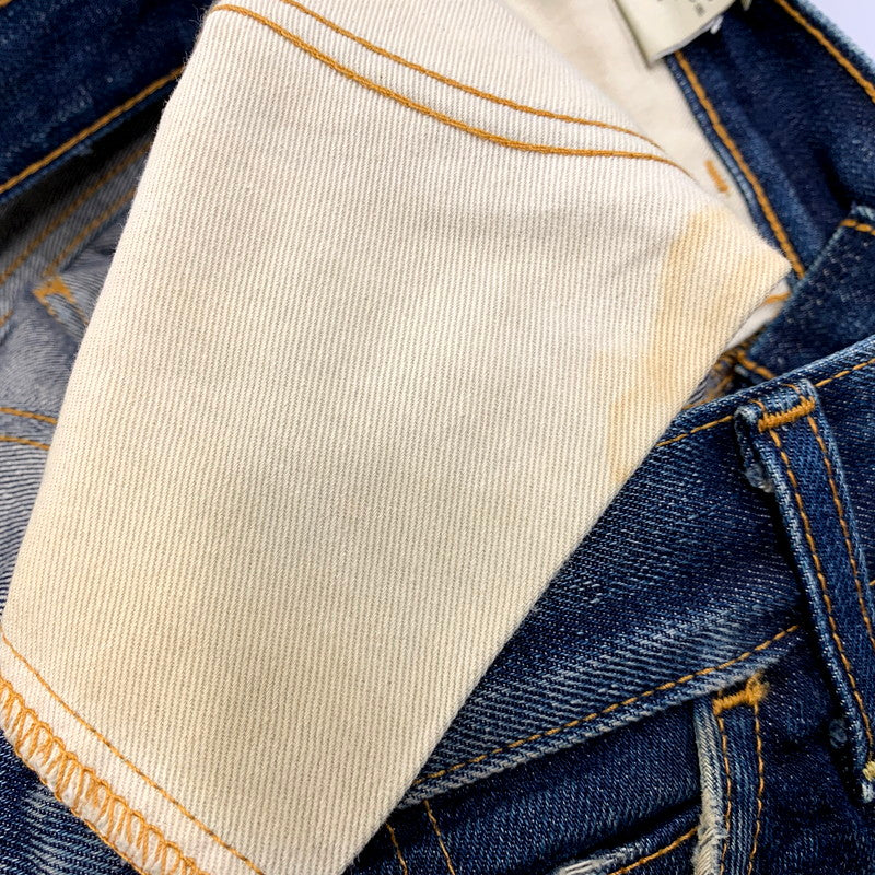 【中古品】【メンズ】 LEVI'S VINTAGE CLOTHING リーバイスビンテージクロージング BIG-E TALON ZIP DENIM PANTS 68606 デニムパンツ オレンジタブ ジーンズ ボトムス 156-250527-as-36-izu サイズ：28 カラー：インディゴ 万代Net店